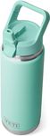 YETI Rambler C Straw Bottle, Stainless Steel Vacuum Insulated Bottle with Straw Cap, Seafoam, 26 oz (769 ml)