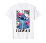 Disney Lilo & Stitch Hawaii Hibiscus Cute Floral Portrait T-Shirt