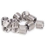 Self Tapping Thread Insert, 10Pcs 10mm Thread Repair Sleeves Reducer Nuts for Thread Repair Set