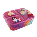 Disney Princess Lunchbox for Kids - Bento Box with Multiple Compartments - Spill-Proof and Leak-Proof - Durable and Easy to Clean