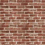 Hopeak Red Brick Wallpaper, Self-Ad