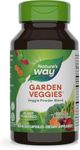 Nature's Way Garden Veggies, Veggie Powder Blend, 900 mg per 2-Capsule Serving, 60 Vegan Capsules (Packaging May Vary)