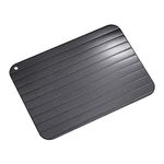 Lwuey BBQ Defrosting Tray, Aluminum Defroster Frozen Meat Quick Thawing Rapid Plates Safe Food Thawer Plate No Heating Non Stick Board Quickily Defrost Mat for Beef Chicken Camping Barbecue Tool