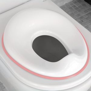 Kids Station Portable Baby Potty Training Seat for Boys and Girls, Toilet Seat for Kids from 18 Months to 5 years, Non-Slip with Splash Guard, Fits Round & Oval Western Toilets, Made In India (Pink)