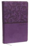 NKJV, Deluxe Gift Bible, Leathersoft, Purple, Red Letter, Comfort Print: Holy Bible, New King James Version