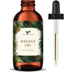 Baja Basics Batana Oil for Hair Care with Argan Oil for Hair, Jamaican Black Castor Oil, Thickening, Strengthening, Moisturizing, Hydrating for All Hair Types, Hair Care for Men and Women 1oz