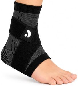 Asoleo RecoverX Youth Heel & Ankle Sleeve for Kids, Sever's Disease, Heel Pain Relief & Growth Plate Support, Compression Brace for Soccer, Basketball & Running - Black (Small) - 1 Sleeve