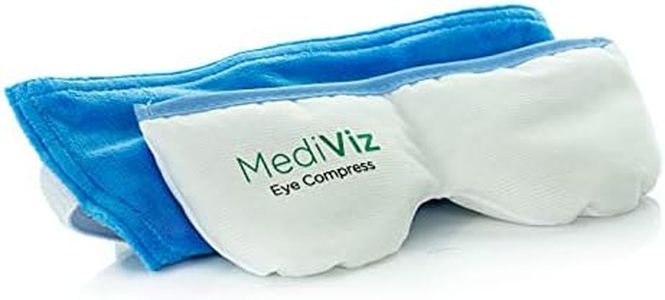 Mediviz Warm Compress Eye Mask - Moist Heat Compress for Irritated Eyes and Eyelid Lumps and Bumps