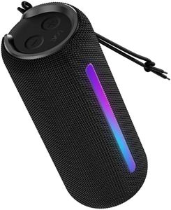 boAt Stone Spinx Pro Bluetooth Speaker with 20 W RMS Sound, Up to 8 hrs of Playtime, BTv5.0, Built-in Mic, RGB LEDs, TWS Feature, TF Card, AUX Port & USB Type-C Port(Midnight Black)
