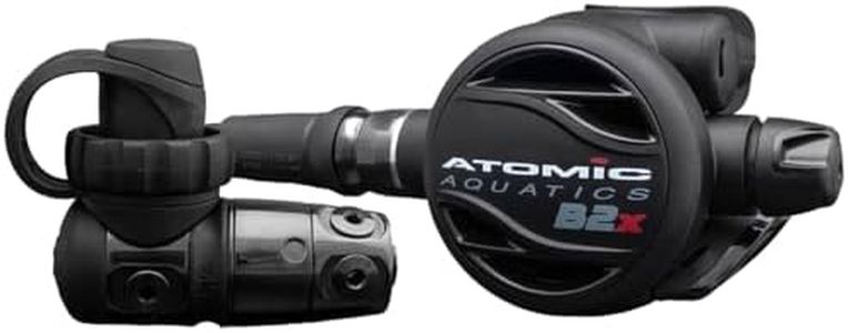 Atomic Aquatics B2X Scuba Diving Regulator | Designed for Durability and Corrosion Resistance | Breath Easily with automated Flow Control | Rotating Swivel for Added Comfort (DIN Unsealed)