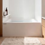 VEVOR Alcove Bathtub, 48" x 30" Con