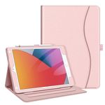 Fintie Case for iPad 9th / 8th / 7th Generation (2021/2020/2019) 10.2 Inch - [Corner Protection] Multi-Angle Viewing Stand Cover with Pocket & Pencil Holder, Auto Wake Sleep, Rose Gold