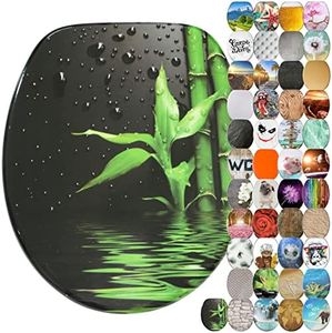 Sanilo Soft Close Toilet Seat, Wide Choice of New Toilet Seats, Stable Hinges, Easy to Mount (Virella)