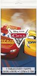 Unique Disney Cars 3 Rectangular Plastic Table Cover - 54" x 84", 1 Pc