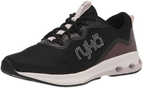 Ryka Women's Accelerate Walking Shoes Sneaker, Black, 9.5 Wide
