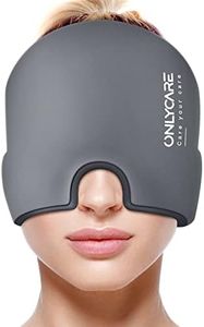 ONLYCARE Migraine Cap Bonnet migraine poche de glace, Poche de glace en gel, Migraine Masque de glace anti migraine Bonnet rafraîchissant en gel, Chapeau de migraine, Cold Therapy Cap Migraine Relief