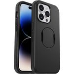 OtterBox iPhone 14 Pro (Only) OtterGrip Symmetry Series Case - Black, Built-in Grip, Sleek Case, Snaps to MagSafe, Raised Edges Protect Camera & Screen