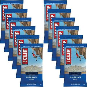 Clif Energy Bar, Chocolate Chip - (2.4 Ounce, 12 Count) by Clif Bar