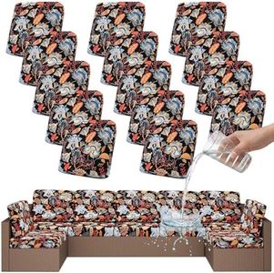 Smiry Waterproof Patio Cushion Covers, Stretch Outdoor Furniture Covers