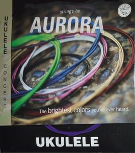 Aquila Colored Concert Ukulele string by Aurora - Purple