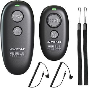 Camera Wireless Shutter Release Remote Control for Canon EOS R5 C, R3, R6, 5D, For Fujifilm GFX 50S II, for Olympus E-M1 Mark III, E-M5 III;Replaces Canon TC-80N3, RS-60E3, Fuji RR-100, Olympus RM-CB2