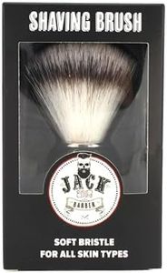 Jack The Barber Classic Shaving Brush. Sythetic Bristles. Vegan Friendly.
