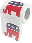 Fairly Odd Novelties Republican GOP Logo Novelty Toilet Paper,Red, White and Blue