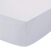 British Home Bedding - Plain Polycotton Percale Fitted Bed Sheets - Shrinkage and Fade resistant with a soft luxurious finish (White, 4FT Small Double)