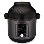 Instant Pot Pro Crisp 11-in-1 Electric Multi Cooker - Pressure Cooker, Air Fryer, Slow Cooker, Steamer, Griller, Dehydrator and Sous Vide Machine -Black Stainless Steel, 1500 W, 7.6L