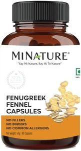 Fenugreek Fennel Seed Capsules - 1000 mg - 45 day supply