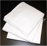 100 5" x 5" White Strung Paper Bags