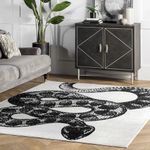 nuLOOM Thomas Paul Serpent Area Rug, 5x8, Black and White