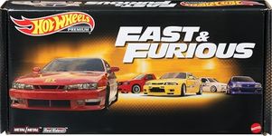 HOT WHEELS Fast & Furious - Premium Bundle 1:64 Scale Die-Cast Vehicles from The First Film for Fans and Collectors of All Ages HKF08