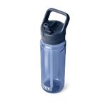 YETI Yonder 750 ml/25 oz Water Bottle with Yonder Straw Cap, Navy