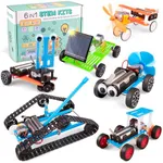 6-in-1 STEM Kit for Kids Ages 6-12, STEM Toys for Boys Ages 8-12, Robot Building Kit & Car Crafts for Kids, Science Activities Robotics Kits for 6 7 8 9 10 12 Year Old Boys Girl Birthday Gifts