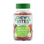 Chewy Vites Adults Multivitamin Advance | 60 Gummy Vitamins | 12 Essential Nutrients | 1-a-Day | 2 Months Supply | Real Fruit Juice | Vegan