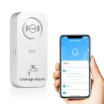 WiFi Water Leak Detector, Smart Water Sensor Alarm90 dB Water Detector Alarm and App Alert, Wireless water level sensor, for Pipes, Bedrooms, Kitchens, Bathrooms, Basements (2.4G WiFi)