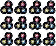 Beistle 55214 36-Pack Plastic Records, 9-Inch