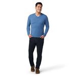 Smartwool Sparwood V-Neck Sweater - Men's, Blue Horizon Heather, XL