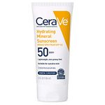 CeraVe 100% Mineral Sunscreen SPF 50 - Body Sunscreen for Sensitive Skin - Hyaluronic Acid and Ceramides - 150 ml