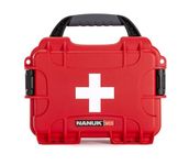 Nanuk 903 Waterproof First Aid Prepper Survival Gear Dust and Impact Resistant Case - Empty - Red - Made in Canada