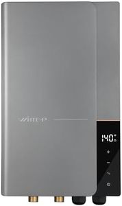 WINTEMP Tankless Water Heater Electric 27kW 240V, Whole House Instant Hot Water, Up to 6.3 GPM, Digital Self-Regulating System, Space-Saving Wall Mount, ETL Certified
