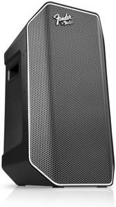 Teufel Fender x ROCKSTER AIR 2 - Großer Tragbarer Bluetooth Lautsprecher - Leistungsstarker Mobiler Party Speaker mit Langer Akkulaufzeit (58 h), Instrumentenanschlüsse, DJ, Mikro - Steel Black