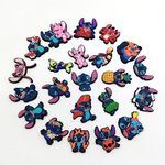 BIYEH15 PCS Stitch Croc Charms Shoe Charms -, Clogs, Sandals, and More - Perfect for Girls, Boys, Kids, and Adults - Great Party Favors and Gifts