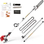 COOCHEER Gas Powered Pole Saw 58CC,