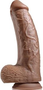 4" Diameter Extra Large Thick Dildo, 16 Inch Massive Huge Dildo with Realistic Veins and Wrinkled Texture, Dual Density Silicone Giant Butt Plug Sex Toy for Advanced Player Anal Stretching