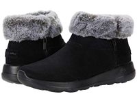 Skechers womens Bootie Ankle Boot, Black/Grey, 10 Wide US