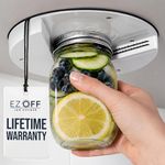EZ Off Jar Opener for Seniors - Under Cabinet Jar Openers for Weak Hands, Easy Grip, Arthritis jar opener, One Handed Gadgets & Bottle Opener - Essential Kitchen Gadgets - 2 Bundle Pack