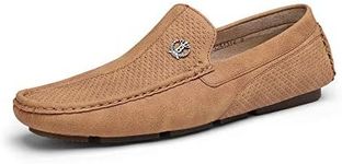 Bruno Marc Mens Penny Loafers Moccasins Shoes, Tan -6.5 (3251314)