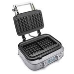 Breville the Smart Waffle Pro 2 Slice Waffle Maker, Waffle Iron, Belgian Waffle Maker, BWM620XL, Neutral